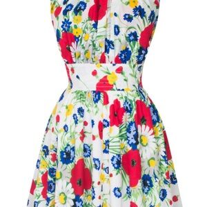 TRASHY DIVA Goldie WILDFLOWERS Halter Dress